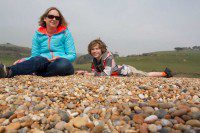 Chilling on Chesil Beach