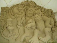 Gruffalo Sand Sculpture