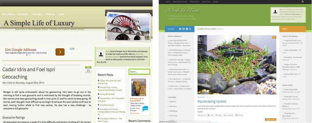 Before and After Responsive Website Redesign