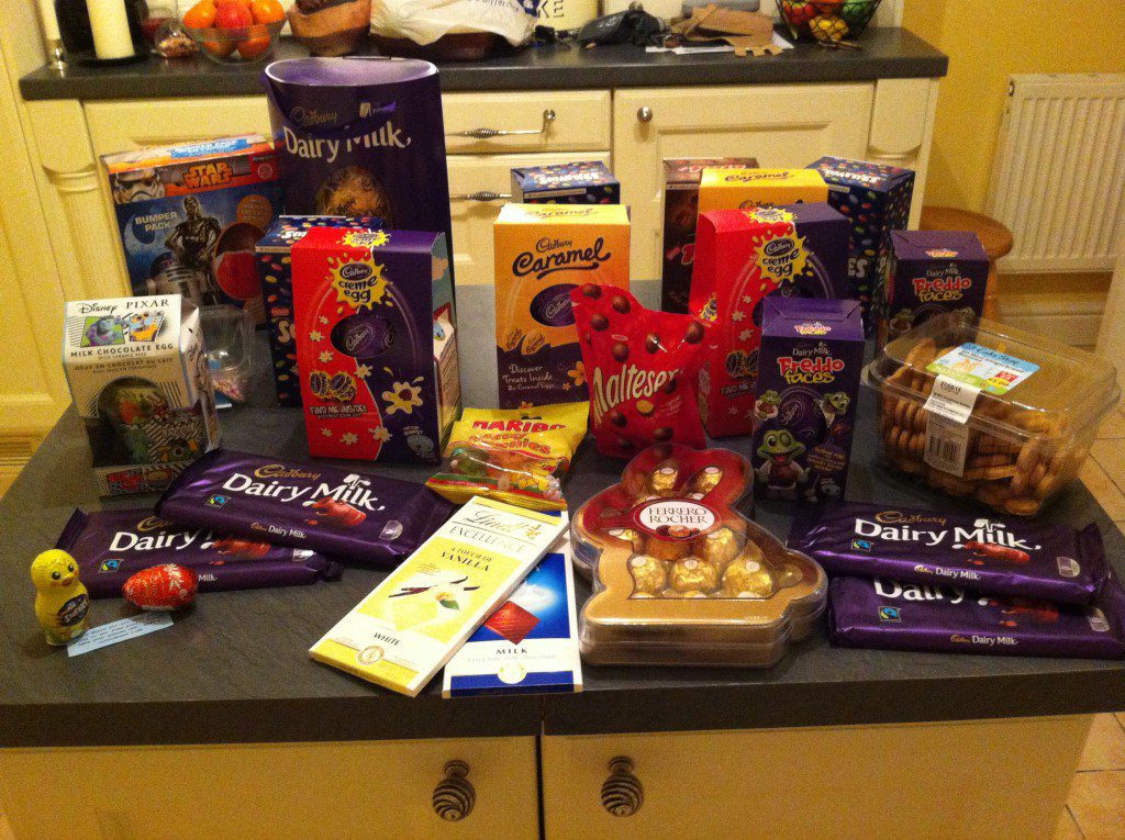 Easter chocolates
