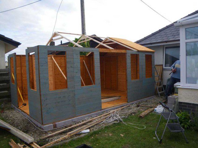 On with the roof