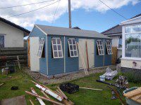 Adding cladding strips