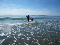 SUPing Borth