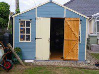 Working in the Shed