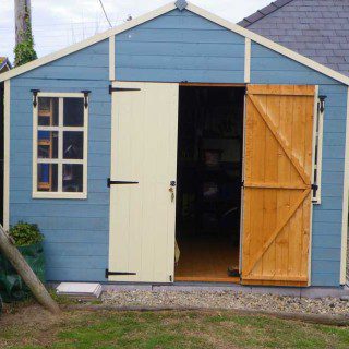 Working in the Shed