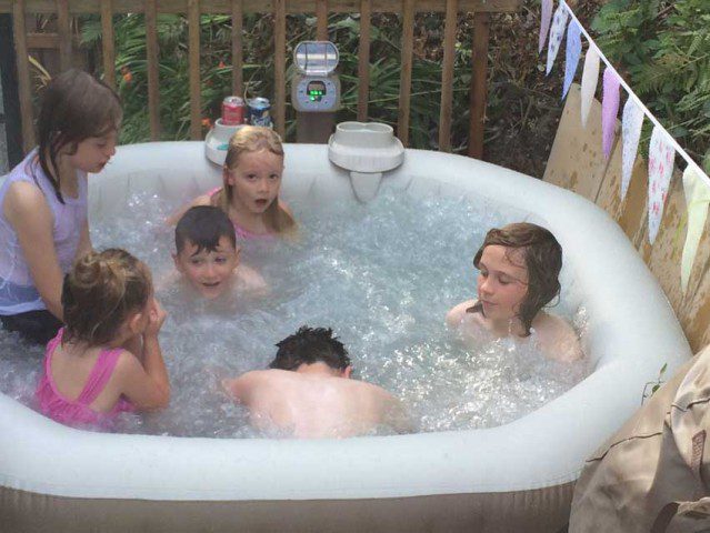 Fun in a Hot Tub