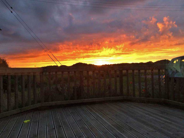Sunset from the Sofa