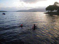 Swimming in Loch Lomond