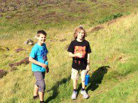 Walking in the hills