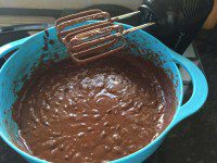 Mmm gooey chocolate mix