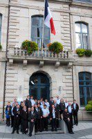 Outside the Town Hall