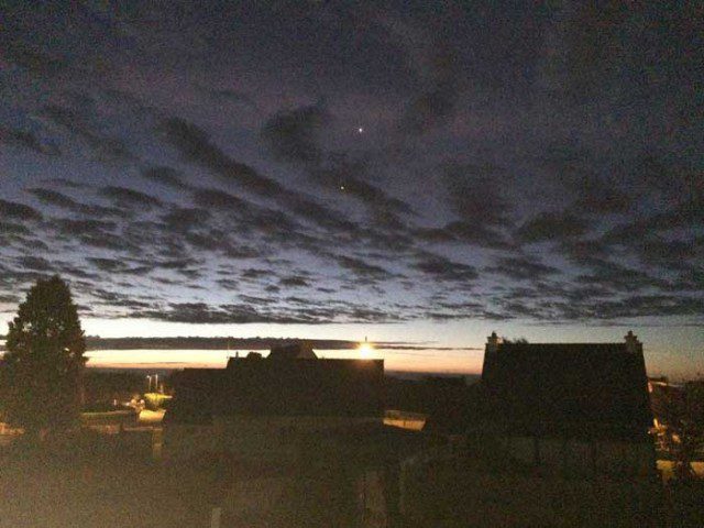 Sunrise and Venus over St Briuec