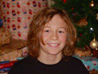 Morgan on Christmas Day
