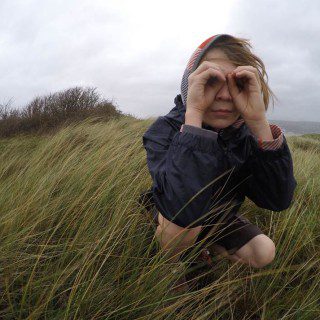 Morgan on Whale Lookout Duties