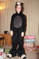 Onesie and Monster Feet Slippers