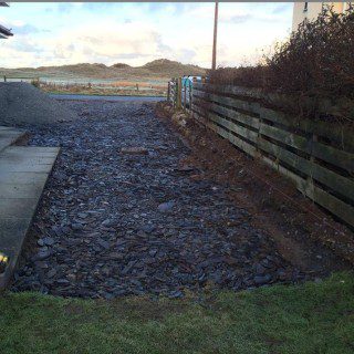 New Drive Way on a Frosty Morning