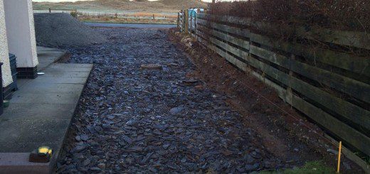 New Drive Way on a Frosty Morning