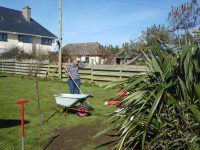 Working in the Garden