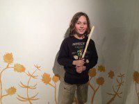 Morgan with his sword