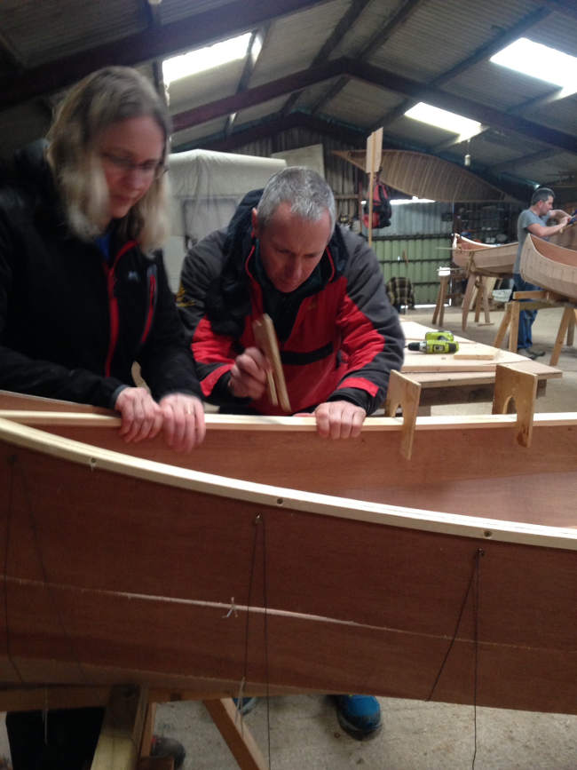 Canoe Build - Gunwales and Glassing - A Simple Life of Luxury