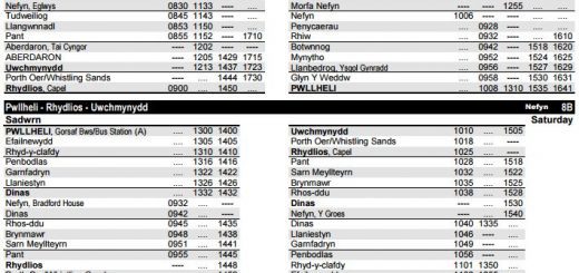 Bus Timetable 8b