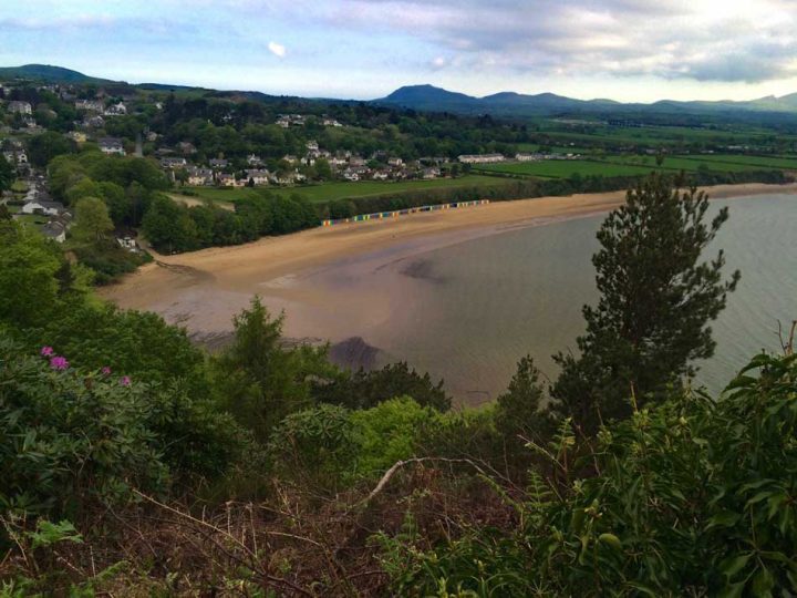Looking down on Llanbedrog