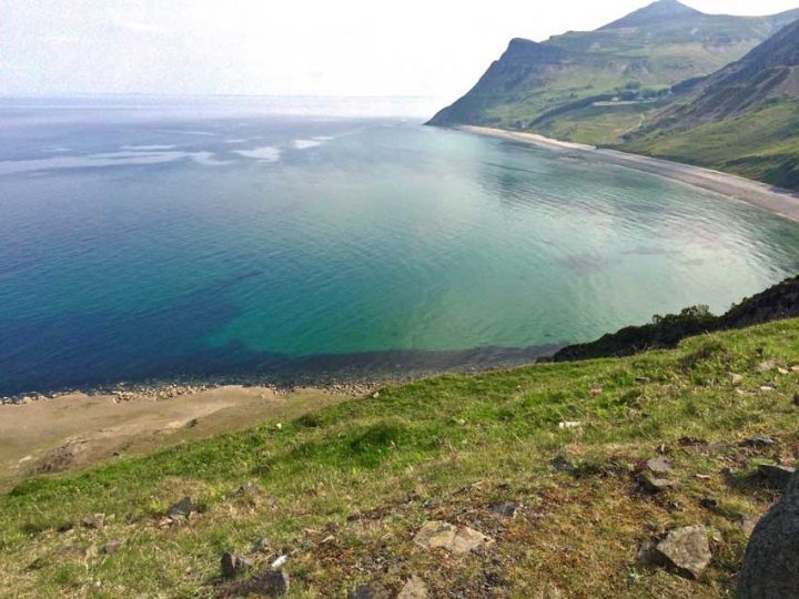 Looking down on Porth y Nant