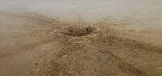 Bomb Hole at Ynyslas