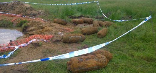 Bombs at Ynyslas