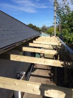 Rafters and Guttering in Place
