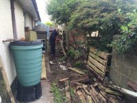 Removing the Old Fence