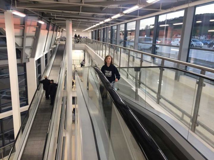 Travelator in Aberystwyth