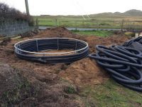 Flexible Piping Retaining Wall