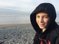 Hoody on the Beach