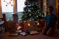 Morgan on Christmas Day
