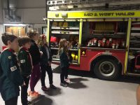 Admiring the Fire Engine