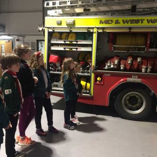 Admiring the Fire Engine