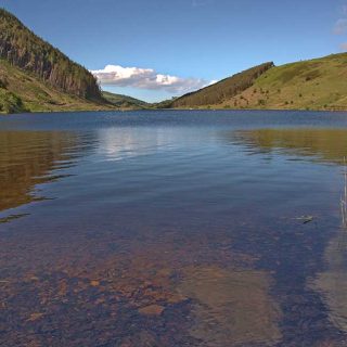Llyn Geirionydd in the Sunshine
