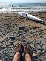 New Flip-Flops, New Ski, New Paddles and a Super Sunny Beach