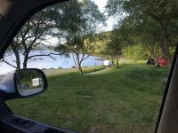 View from the van
