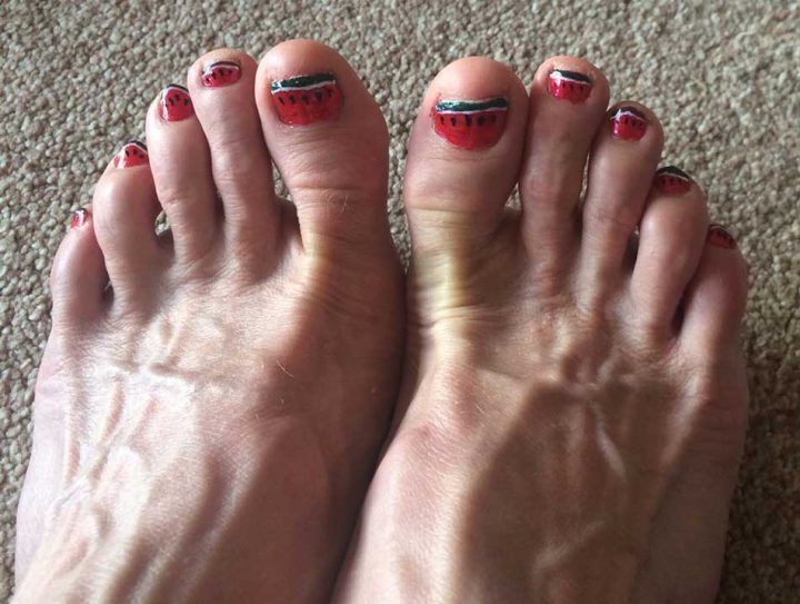 Watermelon Toes