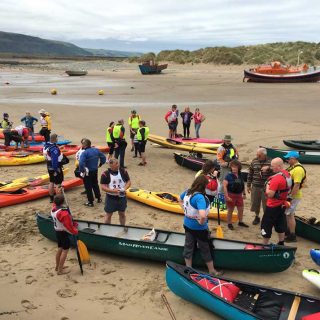Getting ready for the Guided Paddle