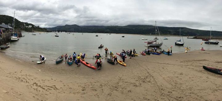 Setting off on a guided paddle