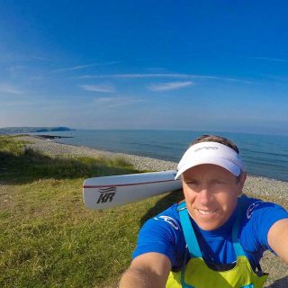Sunny Surf Ski Selfie