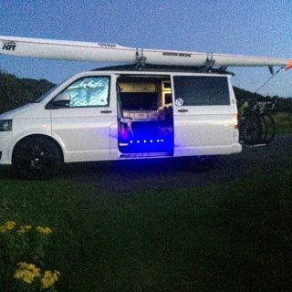 Dusk in the Camper