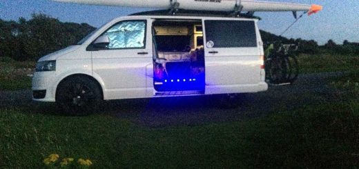 Dusk in the Camper