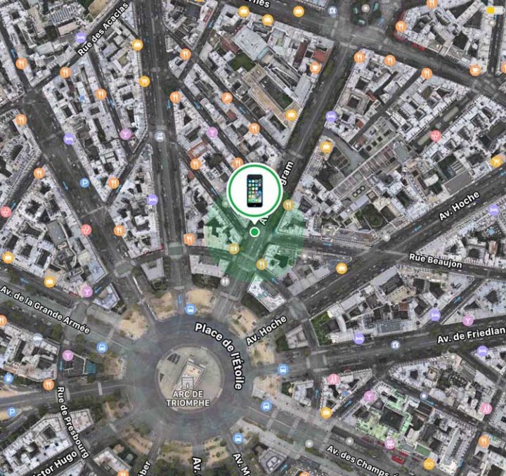 My Location in Paris