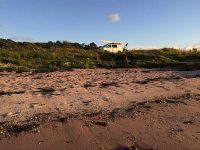Parked up at Wine Bay