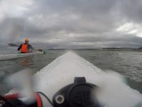 Back towards Colwyn Bay with Martin