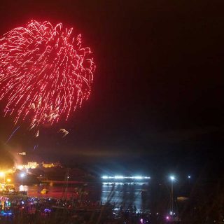 Fireworks over Barmouth